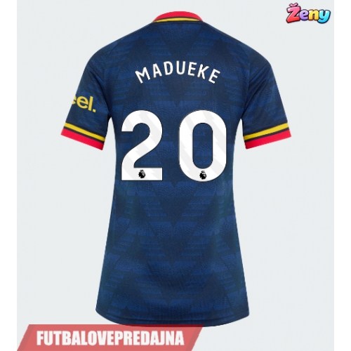 Lacne Ženy Futbalové dres Arsenal Noni Madueke #20 2026-27 Krátky Rukáv - Preč